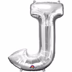 Amscan 3296501, Toy balloon, Foil, Silver, Letter, 580 mm, 830 mm