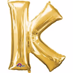 Amscan 3296801, Toy balloon, Foil, Gold, Letter, 660 mm, 830 mm