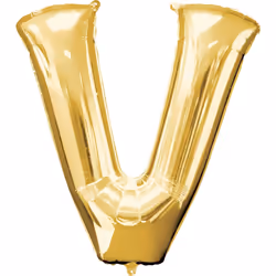 Amscan 3299201, Toy balloon, Foil, Gold, Letter, 810 mm, 810 mm