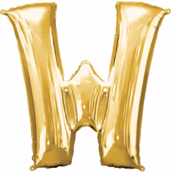 Amscan 3299401, Toy balloon, Foil, Gold, Letter, 710 mm, 830 mm