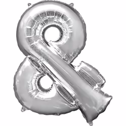 Amscan 3300501, Toy balloon, Foil, Silver, Figure, 760 mm, 960 mm