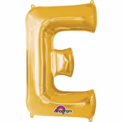 Amscan 3302011, Toy balloon, Foil, Gold, Letter, 40 cm, 5 pc(s)