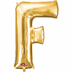 Amscan 3302211, Toy balloon, Foil, Gold, Letter, 40 cm, 5 pc(s)