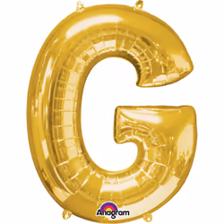 Amscan 3302411, Toy balloon, Foil, Gold, Letter, 40 cm, 5 pc(s)
