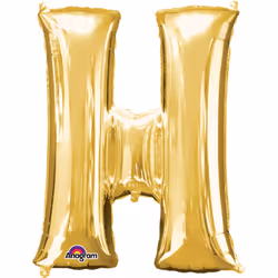 Amscan 3302711, Toy balloon, Foil, Gold, Letter, 40 cm, 5 pc(s)