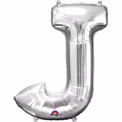 Amscan 3303011, Toy balloon, Foil, Silver, Letter, 40 cm, 5 pc(s)
