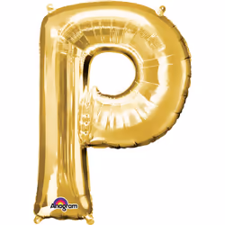 Amscan 3304311, Toy balloon, Foil, Gold, Letter, 40 cm, 5 pc(s)