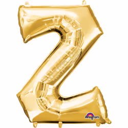 Amscan 3306311, Toy balloon, Foil, Gold, Letter, 40 cm, 5 pc(s)