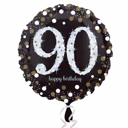Amscan 3374301, Toy balloon, Foil, Gold, Birthday, Round, 5 pc(s)