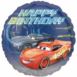 Amscan 763.3536601, Toy balloon, Foil, Multicolour, Image, Birthday, Round