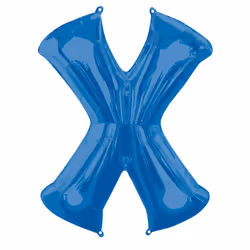 Amscan 3544701, Toy balloon, Foil, Blue, Letter, 86 cm, 5 pc(s)