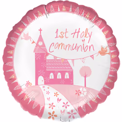 Amscan 3571001, Toy balloon, Foil, Pink, Round, 5 pc(s)
