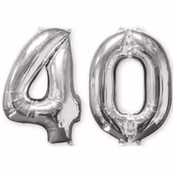 Amscan 3581801, Toy balloon, Foil, Silver, 3 pc(s)