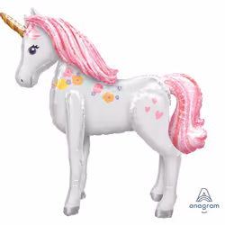 Amscan 3727701, Magical Unicorn, Any gender, 3 yr(s), White