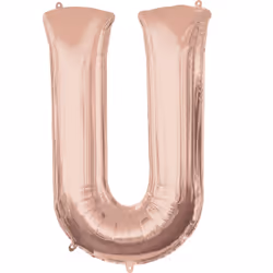 Amscan 3747211, Toy balloon, Foil, Gold, Letter, 40 cm, 5 pc(s)