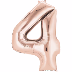 Amscan 3748911, Toy balloon, Foil, Gold, Number, 40 cm, 5 pc(s)