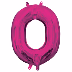 Amscan 3822311, Toy balloon, Foil, Pink, Letter, 40 cm, 5 pc(s)