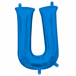 Amscan 3827311, Toy balloon, Foil, Blue, Letter, 40 cm, 5 pc(s)