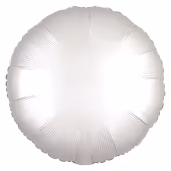 Amscan 3858901, Toy balloon, Foil, White, Round, 5 pc(s)