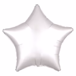 Amscan 3859101, Toy balloon, Foil, White, Round, 5 pc(s)