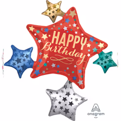 Amscan 3905701, Toy balloon, Foil, Birthday, 81 cm, 5 pc(s)