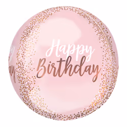 Amscan 4110301, Toy balloon, Foil, Birthday, 38 cm, 5 pc(s)