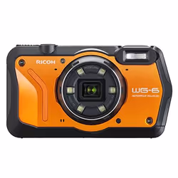 Ricoh WG-6, 20 MP, 3840 x 2160 pixels, CMOS, 5x, 4K Ultra HD, Black, Orange