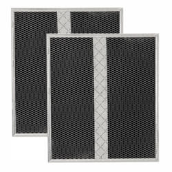 Broan-NuTone HPF30 Replacement Charcoal Filter (XC) for Dual Filter Ductless Range Hoods  Carbon Air Filter  Set of 2