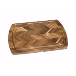 Lipper 1240, Rectangular, Wood, Brown, 457.2 mm, 307.8 mm, 25.4 mm
