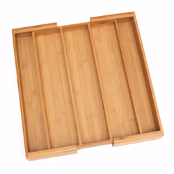 Lipper Bamboo Expandable Utensil Holder