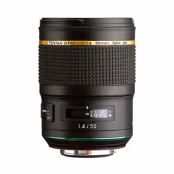 Pentax D FA 50mm F1.4 SDM HD AW W/C MILC/SLR Standard lens Black - Additional view 2