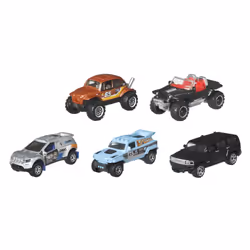 Matchbox 1:64 Scale Die-Cast Toy Cars or Trucks, Set of 5 (Styles May Vary)