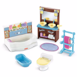 Fisher-Price Loving Family Bathroom Playset