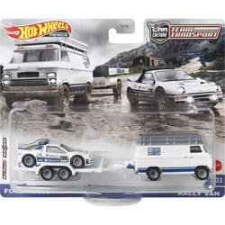 Hot Wheels Team Transport Ford RS200 and Rally Van