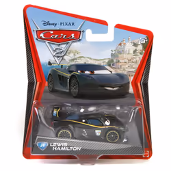 Disney/Pixar Cars 2 Movie Lewis Hamilton #24 1:55 Scale