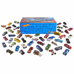 Hot Wheels 50-Car Pack, Vehicle set, 3 yr(s), Metal, Plastic, Multicolour
