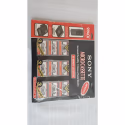 Sony micro cassette 3MC-60B pack of 9