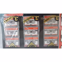 Sony micro cassette 3MC-60B pack of 9