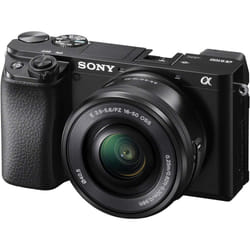 Sony Alpha A6100 Mirrorless Camera with 16-50mm Zoom Lens  Black (ILCE6100L/B)
