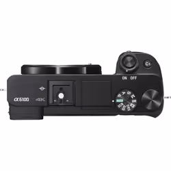 Sony Alpha A6100 Mirrorless Camera with 16-50mm Zoom Lens  Black (ILCE6100L/B)