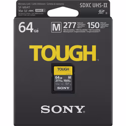 Sony 64GB SF-M Tough Series UHS-II SDXC Memory Card