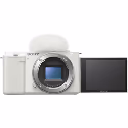 Sony ZV-E10 Mirrorless Camera (White)