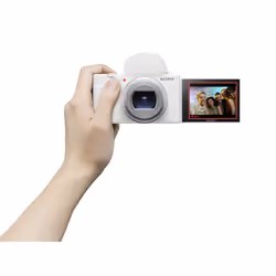 Sony ZV-1 II Vlog Camera for Content Creators and Vloggers - White