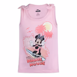 Disney Minnie Mouse Girls Short Sleeve Shirt  Tank Top  and Shorts Set