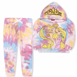 Disney Princess Girls Rapunzel Cinderella Belle or Ariel Hoodie and