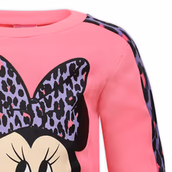 Disney Minnie Mouse Girls Sweatshirt and Jogger Set for Toddler and Li