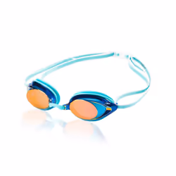Speedo Womens Swim Goggles Mirrored Vanquisher 2.0 Aqua, One Size
