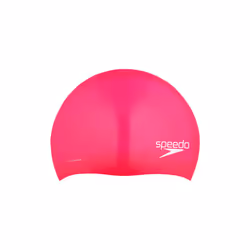 Speedo Unisex-Adult Swim Cap Silicone Long Hair Pink
