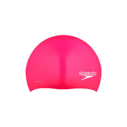 Speedo Unisex-Adult Swim Cap Silicone Long Hair   Pink
