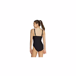 Speedo Women's Standard Swimsuit One Piece Adjustable Square Neck Cont